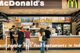 Most popular fast food restaurants in India