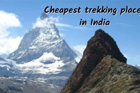 Cheapest trekking places in India