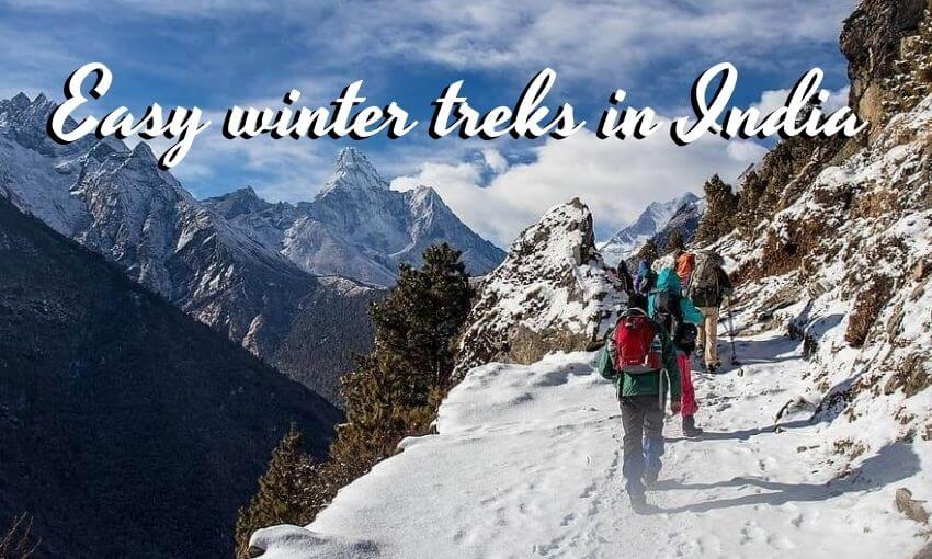 Easy winter treks in India