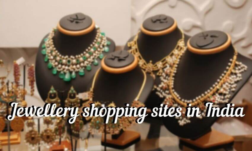 Jewellery shopping sites in India