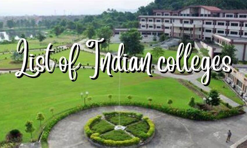 List of Indian colleges