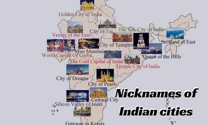 Nicknames of Indian cities