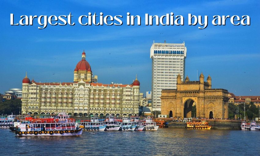 Largest cities in India by area