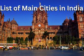 List of Main Cities in India