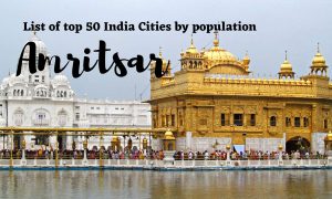 List of top 50 India Cities by population - Amritsar